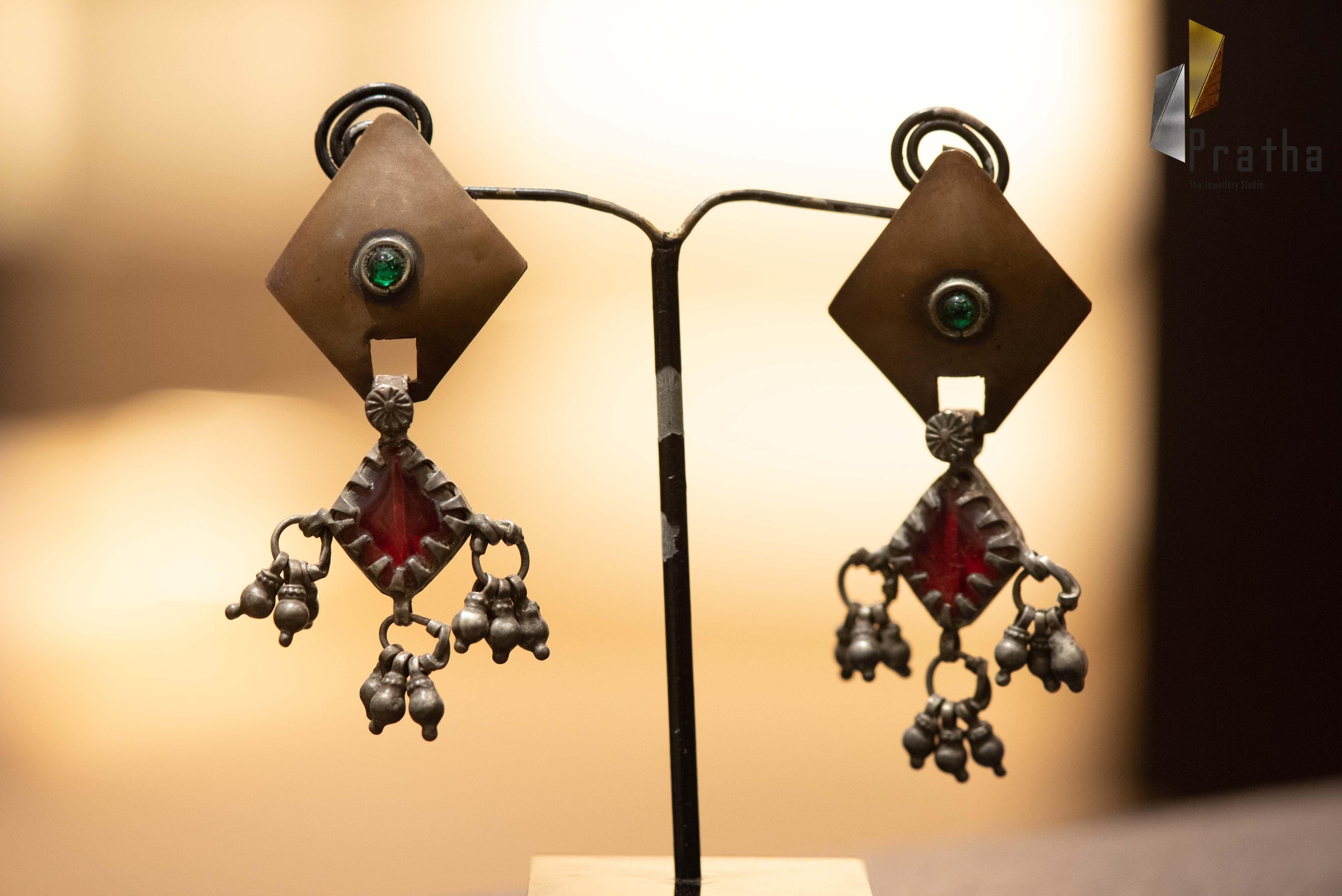 Geometrical Antique Earrings