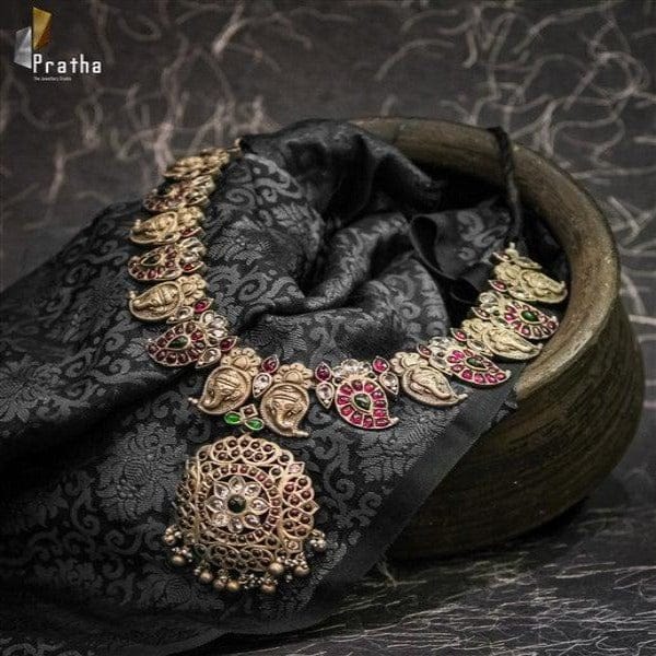 Sterling Silver Temple Neck Piece